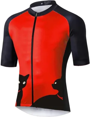 UGLY FROG Men's Cycling Jersey Set Moisture Wicking Breathable Quick-Dry,Bike Shirt   20D Padded Shorts