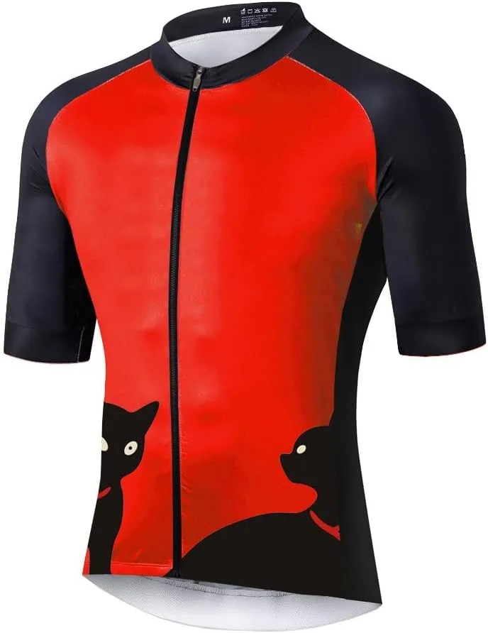 UGLY FROG Men's Cycling Jersey Set Moisture Wicking Breathable Quick-Dry,Bike Shirt   20D Padded Shorts