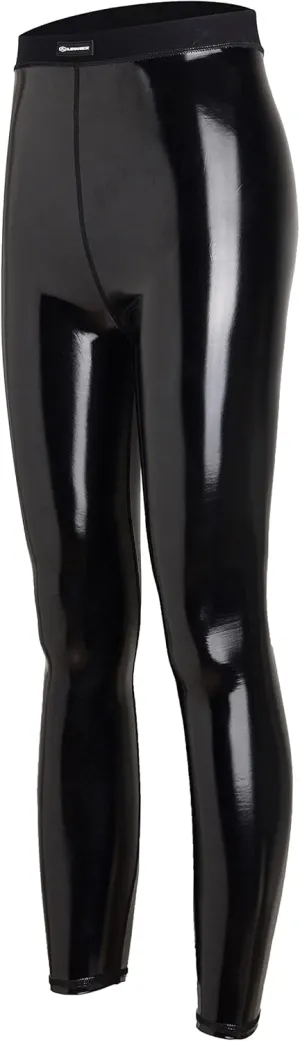 Ultra Streamline Mirror Sexy Satin Glossy High Waisted Leggings