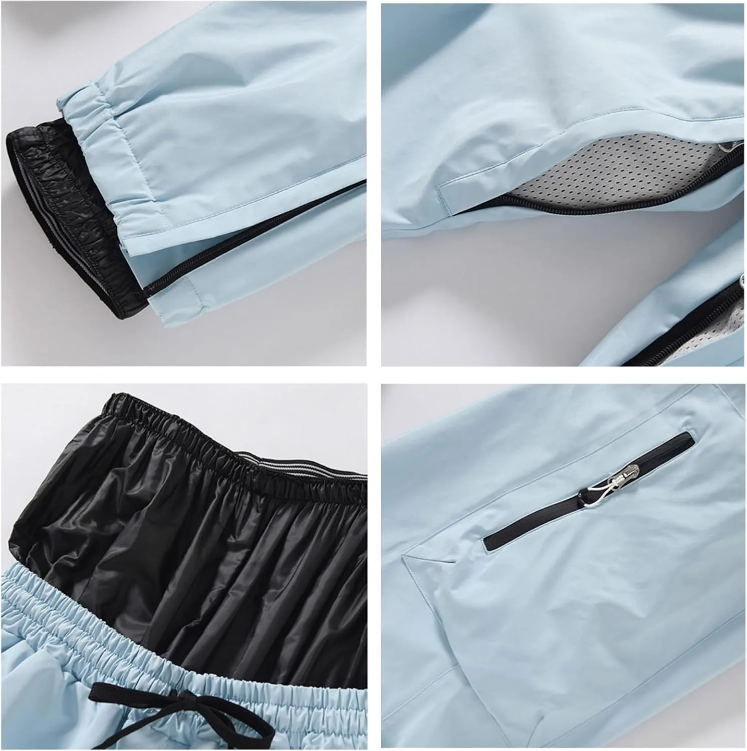 Unisex Adult Ski Pants High Elastic Waist Snowboard Pants Waterproof Windproof Warm Insulated Outdoor Snow Winter Sports