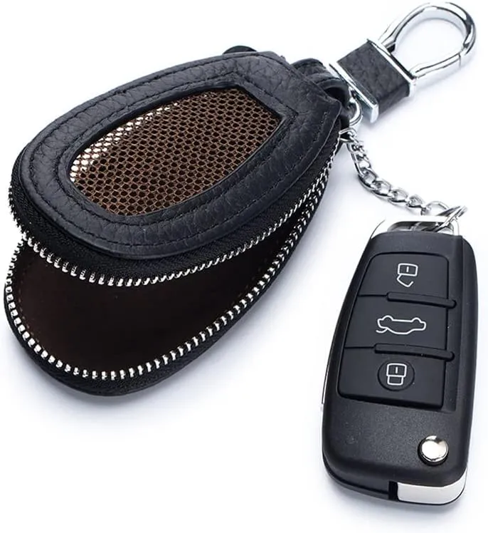 Unisex Car Key Bag Men Casual Waist Hang Organizer Women Cover Bag(E)
