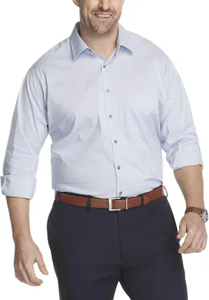 Van Heusen Men's BIG FIT Dress Shirt Stain Shield Stretch (Big and Tall)