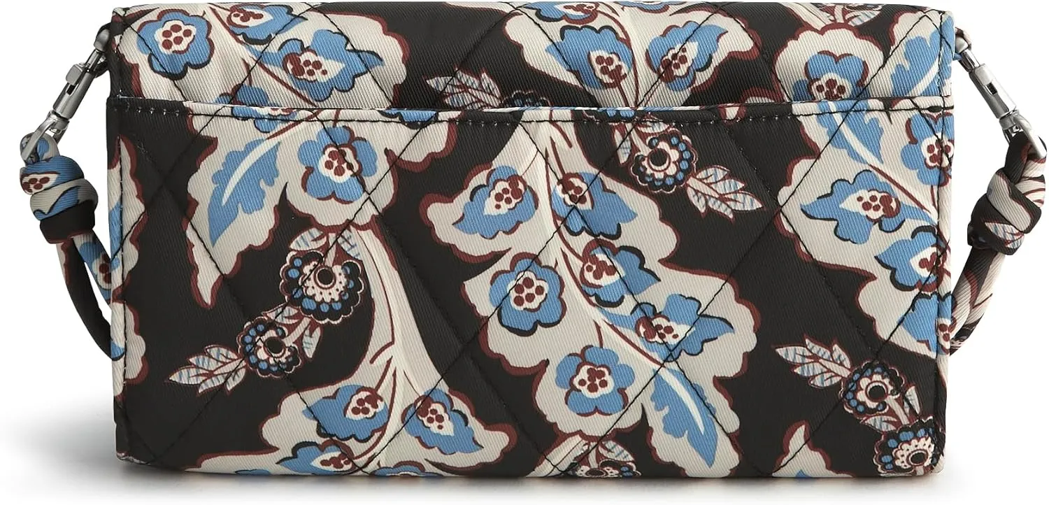 Vera Bradley Performance Twill Wildwood Wallet Crossbody