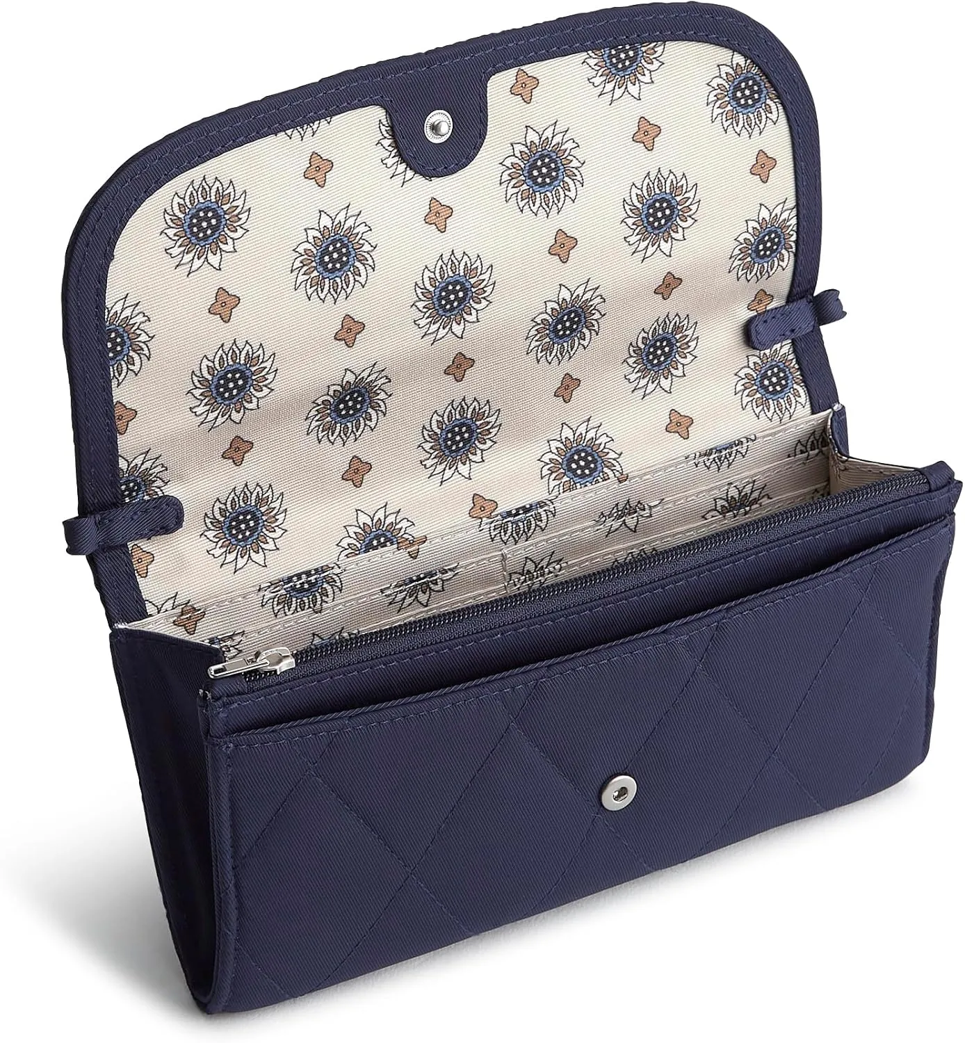 Vera Bradley Performance Twill Wildwood Wallet Crossbody