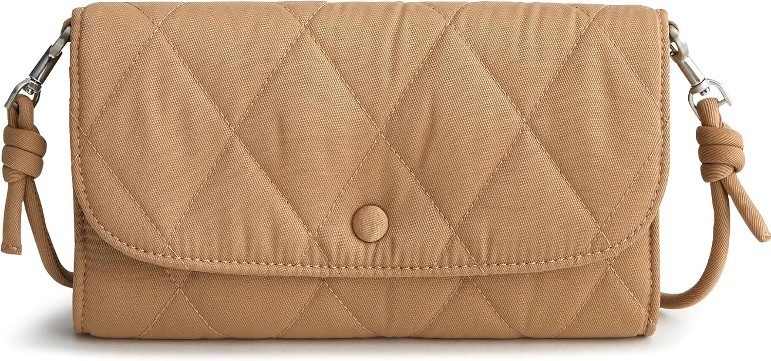 Vera Bradley Performance Twill Wildwood Wallet Crossbody
