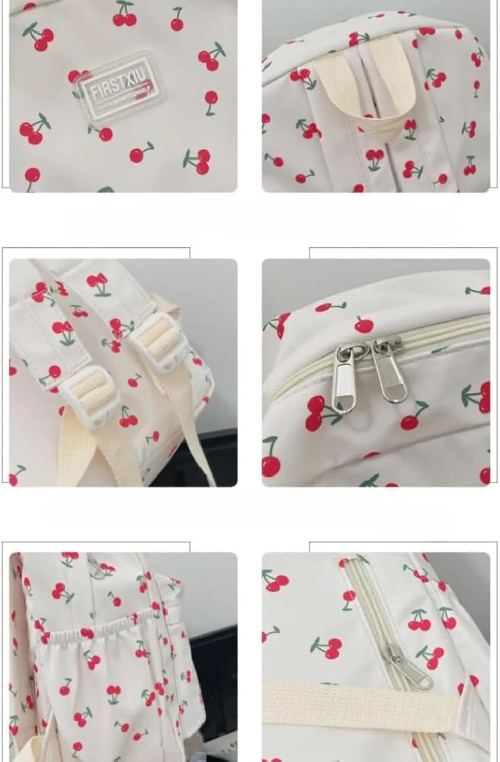 VESNIBA Cherry Backpack Aesthetic Backpack Laptop Travel Casual Handyman Workshop
