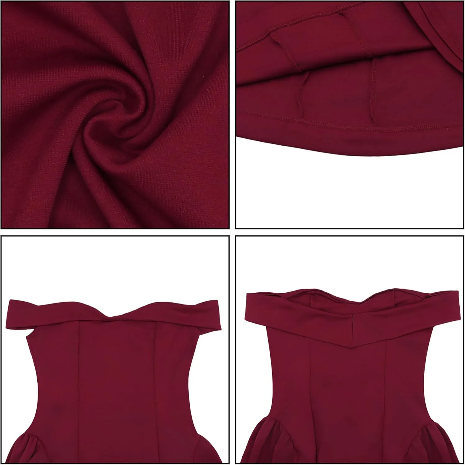 Women's Off Shoulder Sleeveless Mini Short Dress A Line Dress Cocktail Party Gowns for Women Strapless Formal Dresses