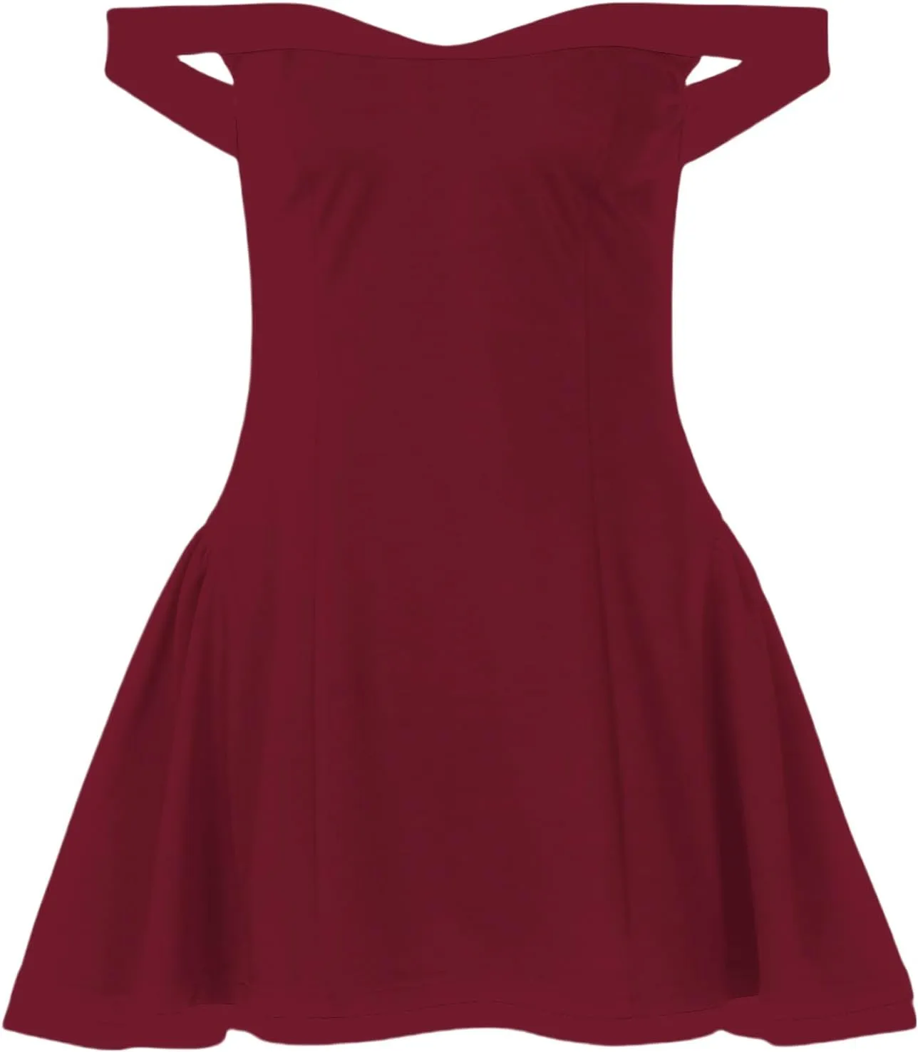 Women's Off Shoulder Sleeveless Mini Short Dress A Line Dress Cocktail Party Gowns for Women Strapless Formal Dresses