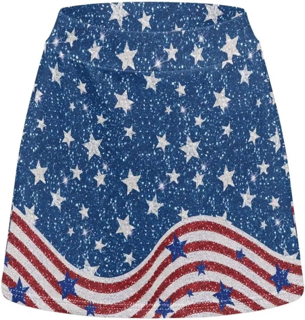 Womens Tennis Skirts Golf Skirt with Shorts Athletic High Waisted Quick Dry Skirt Breathable Skort with Pockets