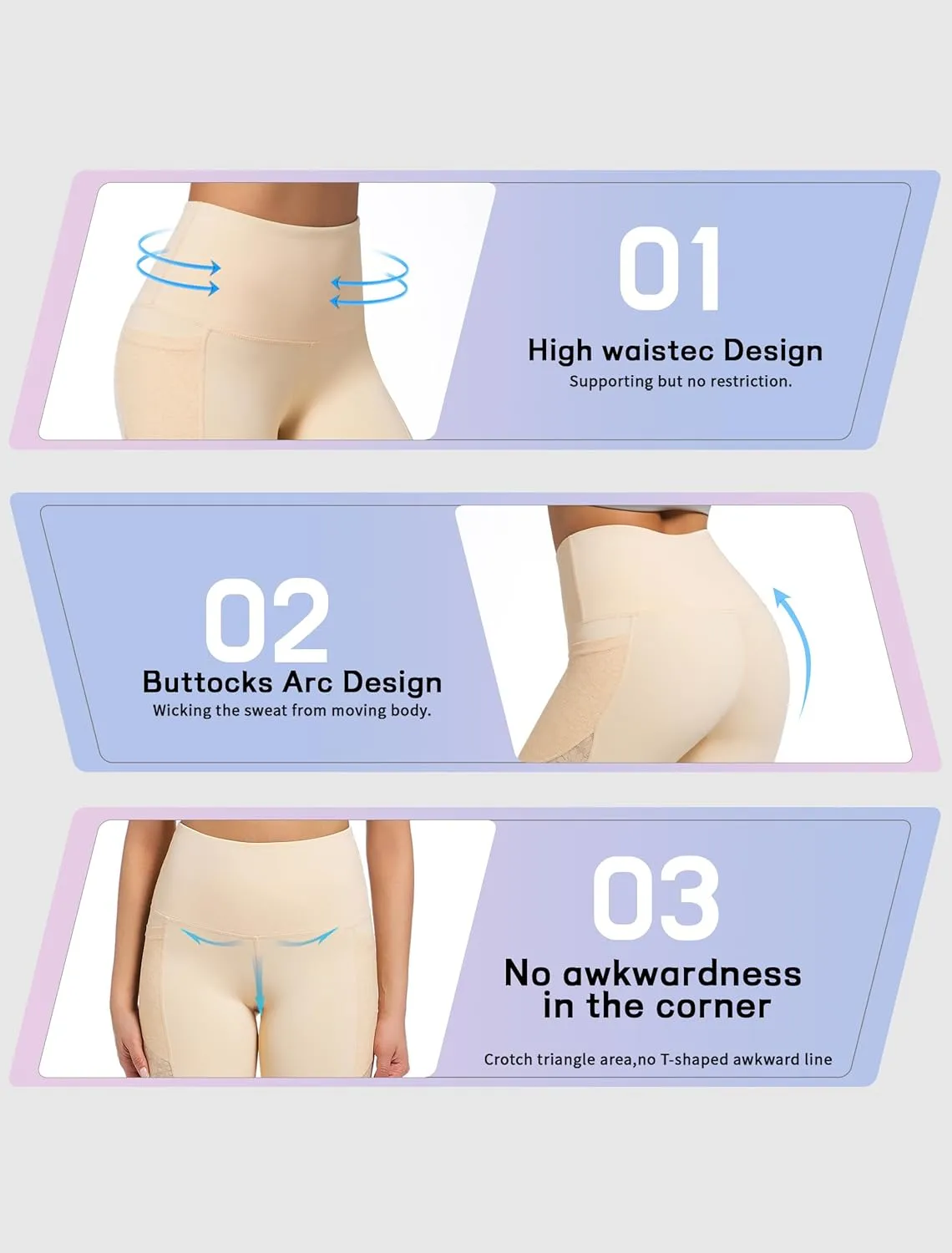 Yoga Pants for Women - High-Waist Lace Leggings Breathable Moisture-Wicking with Pockets,Perfect for Yoga Running