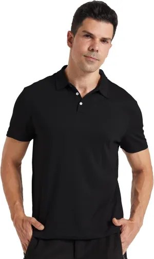 YUSHOW Mens Athletic Polo Shirts Short Sleeve Quick Dry Golf T-Shirt