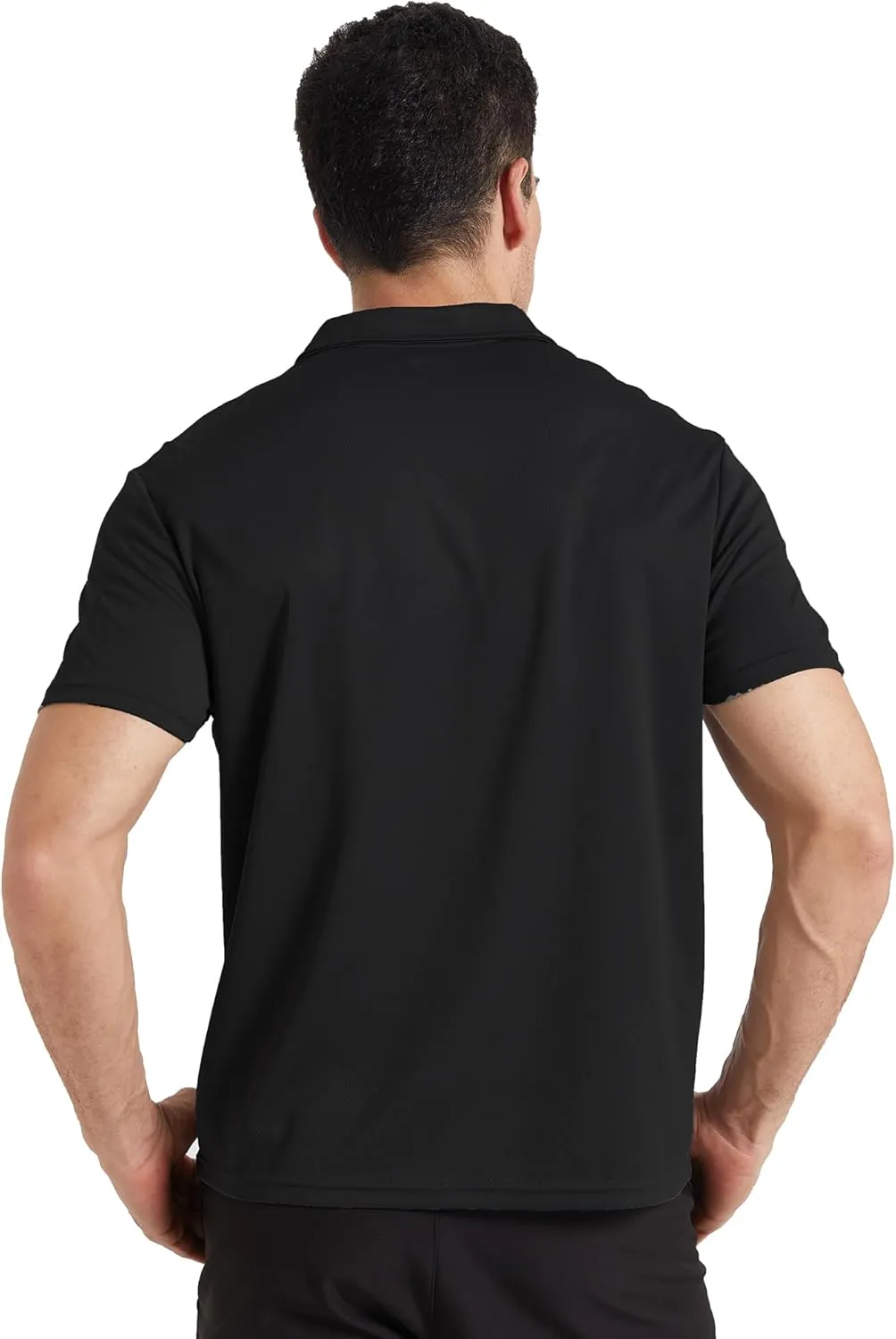 YUSHOW Mens Athletic Polo Shirts Short Sleeve Quick Dry Golf T-Shirt